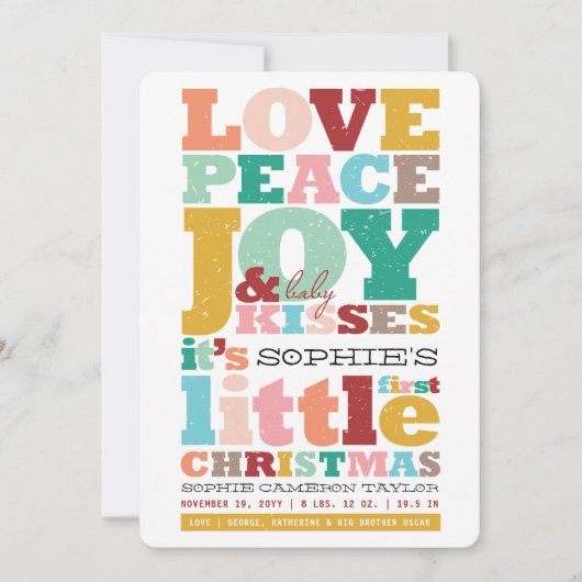 De Aankondiging van de Geboorte van de Liefde van (Voorkant)