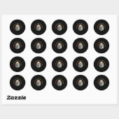 De Aankondiging van de Heer Ronde Sticker (Vel)