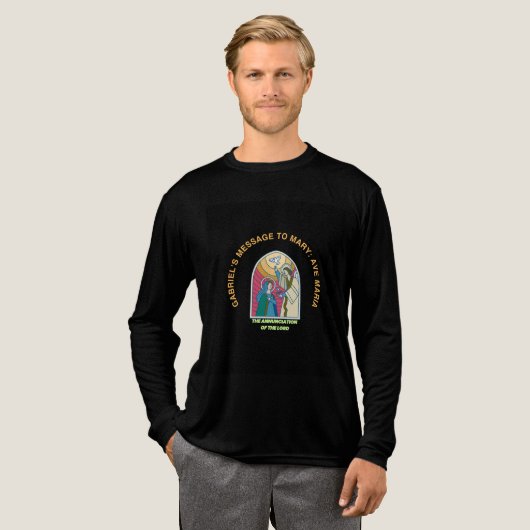 De Aankondiging van de Heer Tri-Blend Shirt (Voorkant)