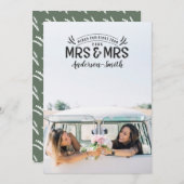 De aankondiging van de kerstbruiloft van mevrouw e (Voorkant / Achterkant)