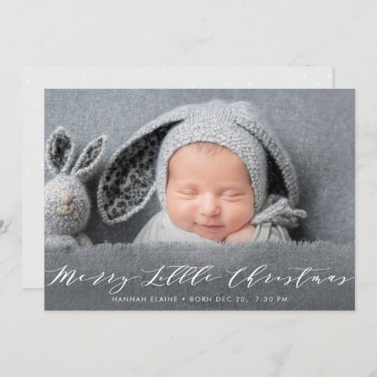 De aankondiging van de kerstfeestelijke feestdag (Voorkant / Achterkant)