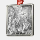 De aankondiging van de "kleine passie" metalen ornament (Links)