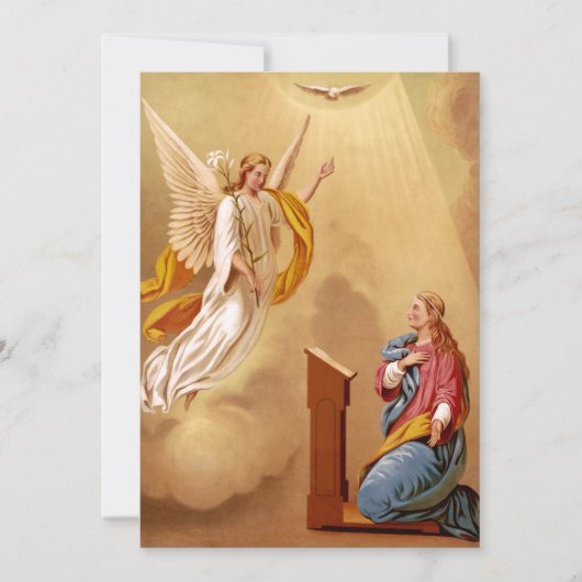 De Aankondiging van de Maagd Maria (Voorkant)