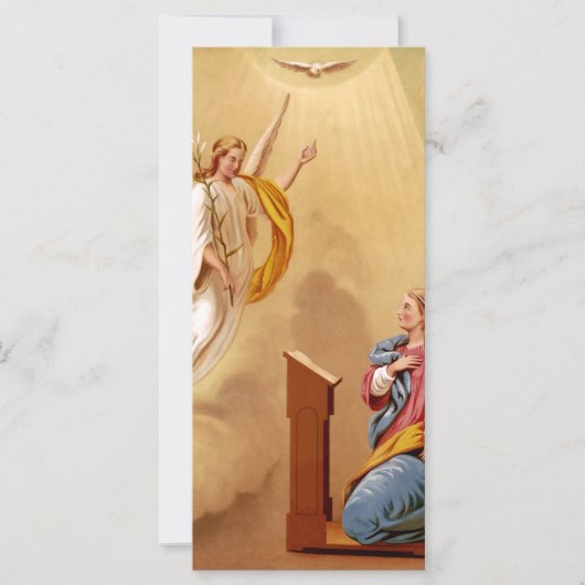 De Aankondiging van de Maagd Maria (Voorkant)