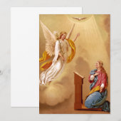 De Aankondiging van de Maagd Maria (Voorkant / Achterkant)