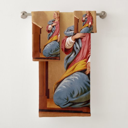 De Aankondiging van de Maagd Maria Bad Handdoek (Insitu)