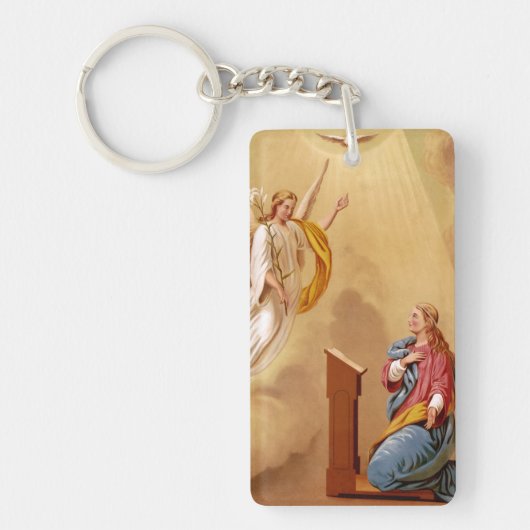 De Aankondiging van de Maagd Maria Sleutelhanger (Voorkant)