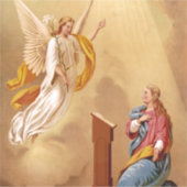 De Aankondiging van de Maagd Maria Sticker (Voorkant)