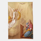De Aankondiging van de Maagd Maria Theedoek (Verticaal)