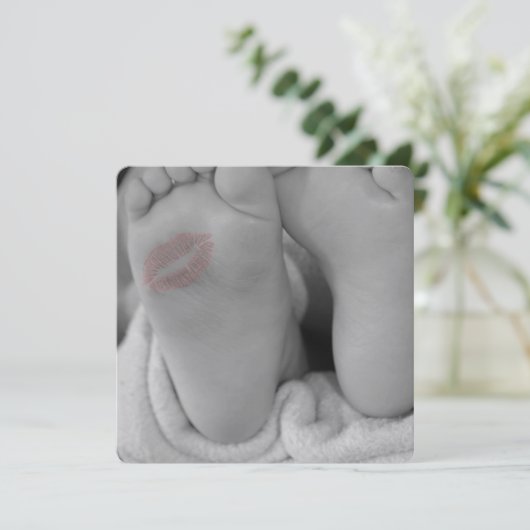 De Aankondiging van de Uitnodiging van de Douche (Staand voorkant)