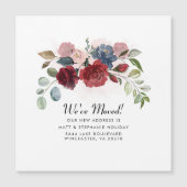 De aankondiging van de update van het bloemenadres (Voorkant)