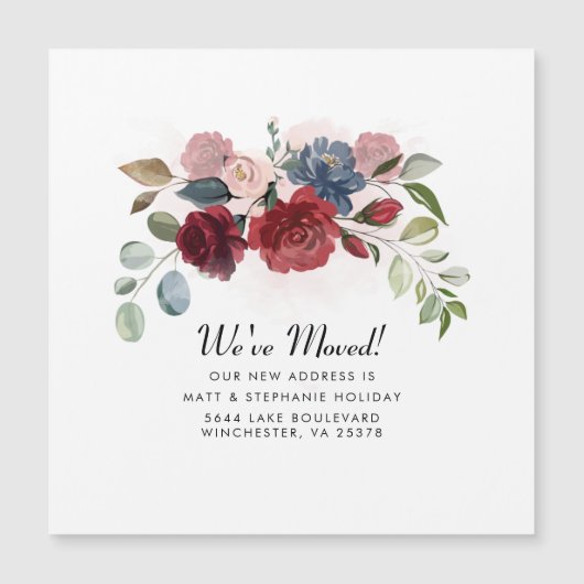 De aankondiging van de update van het bloemenadres (Voorkant)