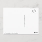 De aankondiging van El Greco Briefkaart (Achterkant)