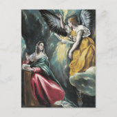 De aankondiging van El Greco Briefkaart (Voorkant)