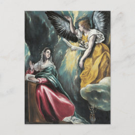 De aankondiging van El Greco Briefkaart