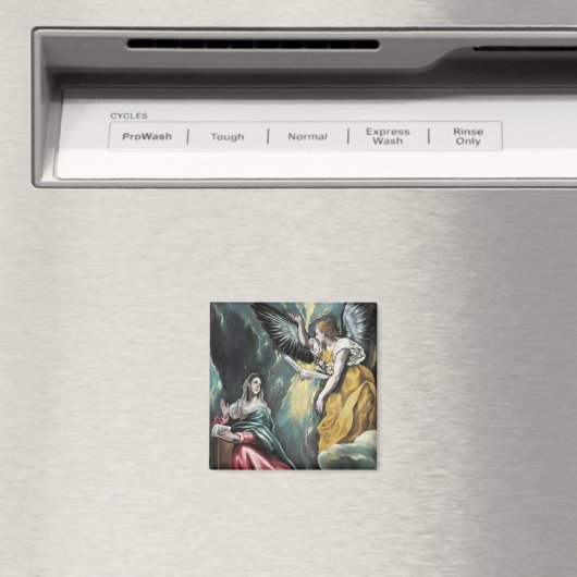 De aankondiging van El Greco Magneet (Insitu (Vaatwasser))