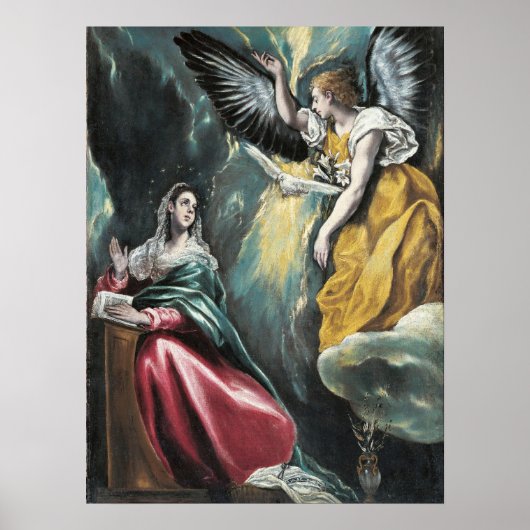 De aankondiging van El Greco Poster (Voorkant)