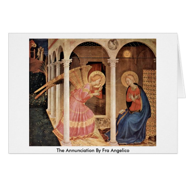 De aankondiging van Fra Angelico (Voorkant Horizontaal)