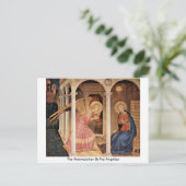 De aankondiging van Fra Angelico Briefkaart (Staand voorkant)