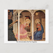De aankondiging van Fra Angelico Briefkaart (Voorkant)