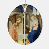 De aankondiging van Fra Angelico Keramisch Ornament (Links)