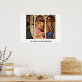 De aankondiging van Fra Angelico Poster (Keuken)