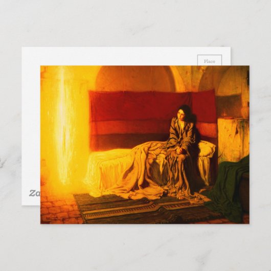 De aankondiging van Henry Ossawa Tanner (1898) Briefkaart (Voorkant / Achterkant)