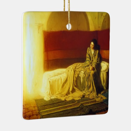 De aankondiging van Henry Ossawa Tanner, 1898 Keramisch Ornament (Rechts)