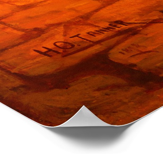 De aankondiging van Henry Ossawa Tanner (1898) Poster (Hoek)