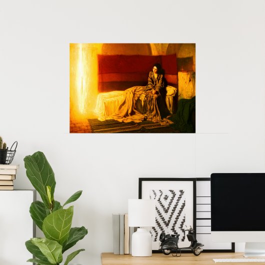 De aankondiging van Henry Ossawa Tanner van 1898 Poster (Thuiskantoor)