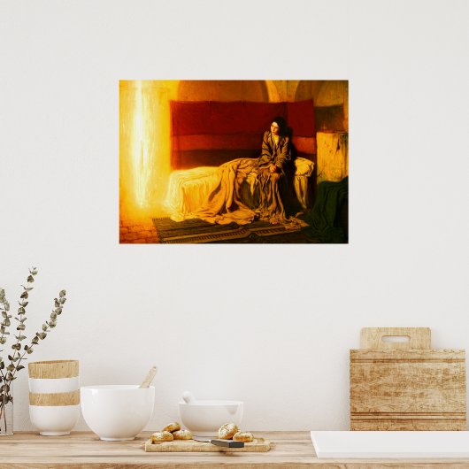 De aankondiging van Henry Ossawa Tanner van 1898 Poster (Keuken)