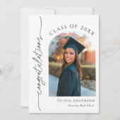 De aankondiging van het Afstuderen Afstuderen met  (Voorkant)