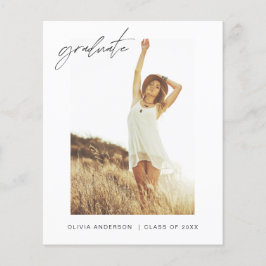 De aankondiging van het Afstuderen van de begrotin