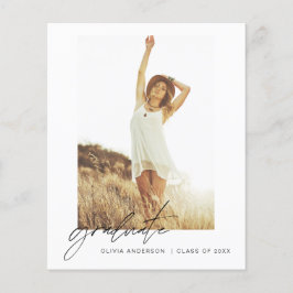 De aankondiging van het Afstuderen van de begrotin