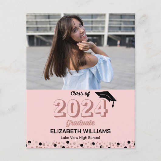 De aankondiging van het Afstuderen van de Foto van (Voorkant)