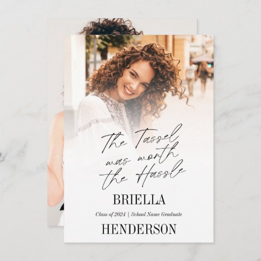 De aankondiging van het Afstuderen waard (Voorkant / Achterkant)