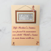 De Aankondiging van het baby voor Vrolijke of (Binnen)