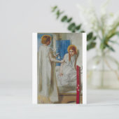 De aankondiging van het Briefkaart Gabriel Rossett (Staand voorkant)