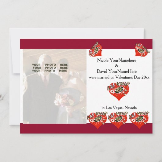 De Aankondiging van het Huwelijk van Las Vegas (Voorkant)