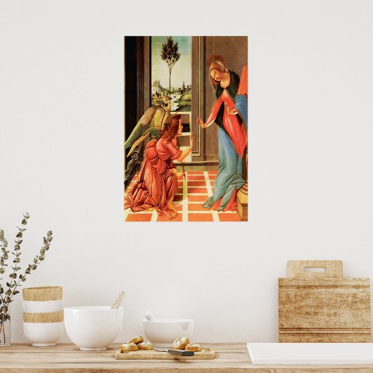 De aankondiging van het Poster van Our Lady & Ange (Keuken)