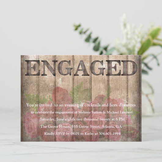 De aankondiging van het Verloving Scripted Love (Staand voorkant)