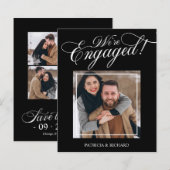 De aankondiging van het Verloving van de begroting (Voorkant / Achterkant)