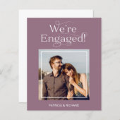 De aankondiging van het Verloving van de begroting (Voorkant / Achterkant)