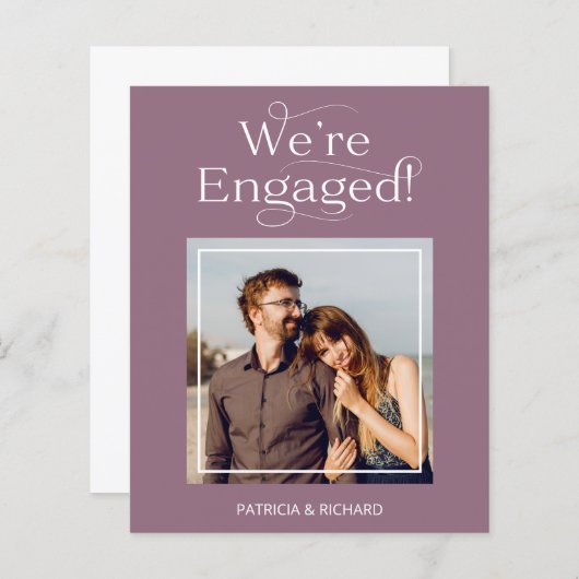 De aankondiging van het Verloving van de begroting (Voorkant / Achterkant)