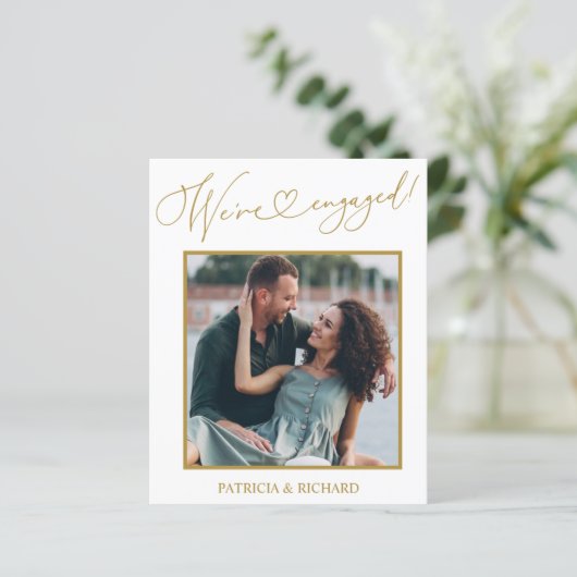 De aankondiging van het Verloving van de begroting (Staand voorkant)