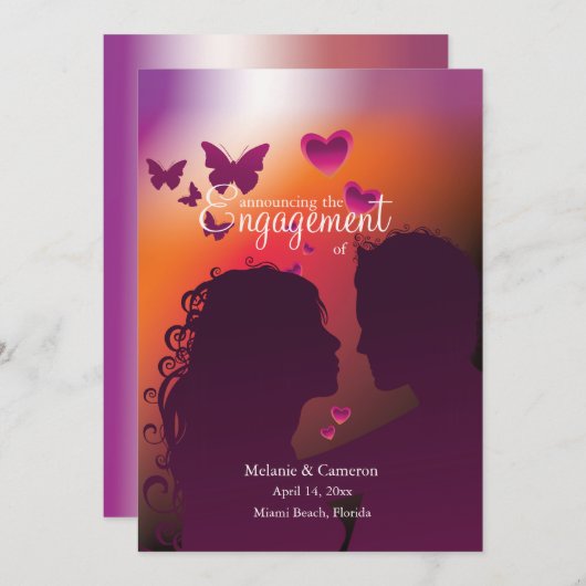 De Aankondiging van het Verloving van de Greep van (Voorkant / Achterkant)