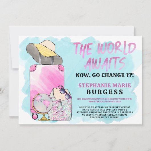 De aankondiging van het World Photo Afstuderen wij (Voorkant)