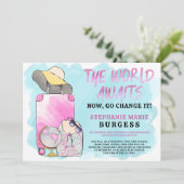 De aankondiging van het World Photo Afstuderen wij (Staand voorkant)