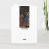 De aankondiging van Jan van Eyck (Achterkant)