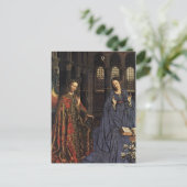 De aankondiging van Jan van Eyck Briefkaart (Staand voorkant)